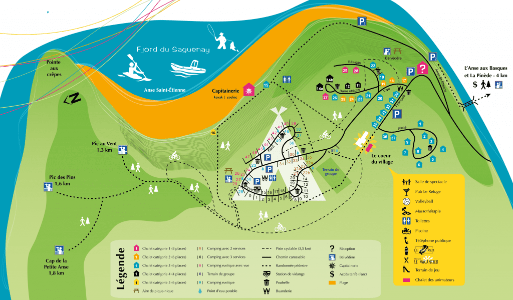 Infos pratiques Village Vacances PetitSaguenay